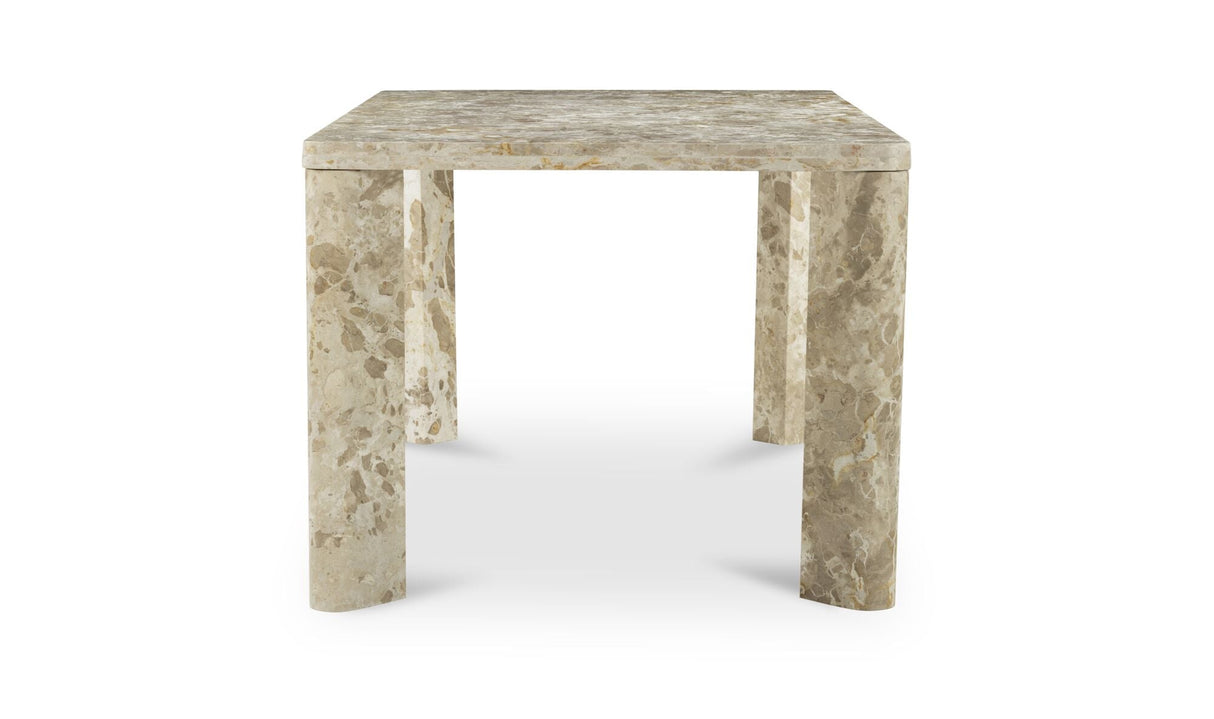 Segment Dining Table Panther Stone Beige by Moe's Home at Eve Furniture