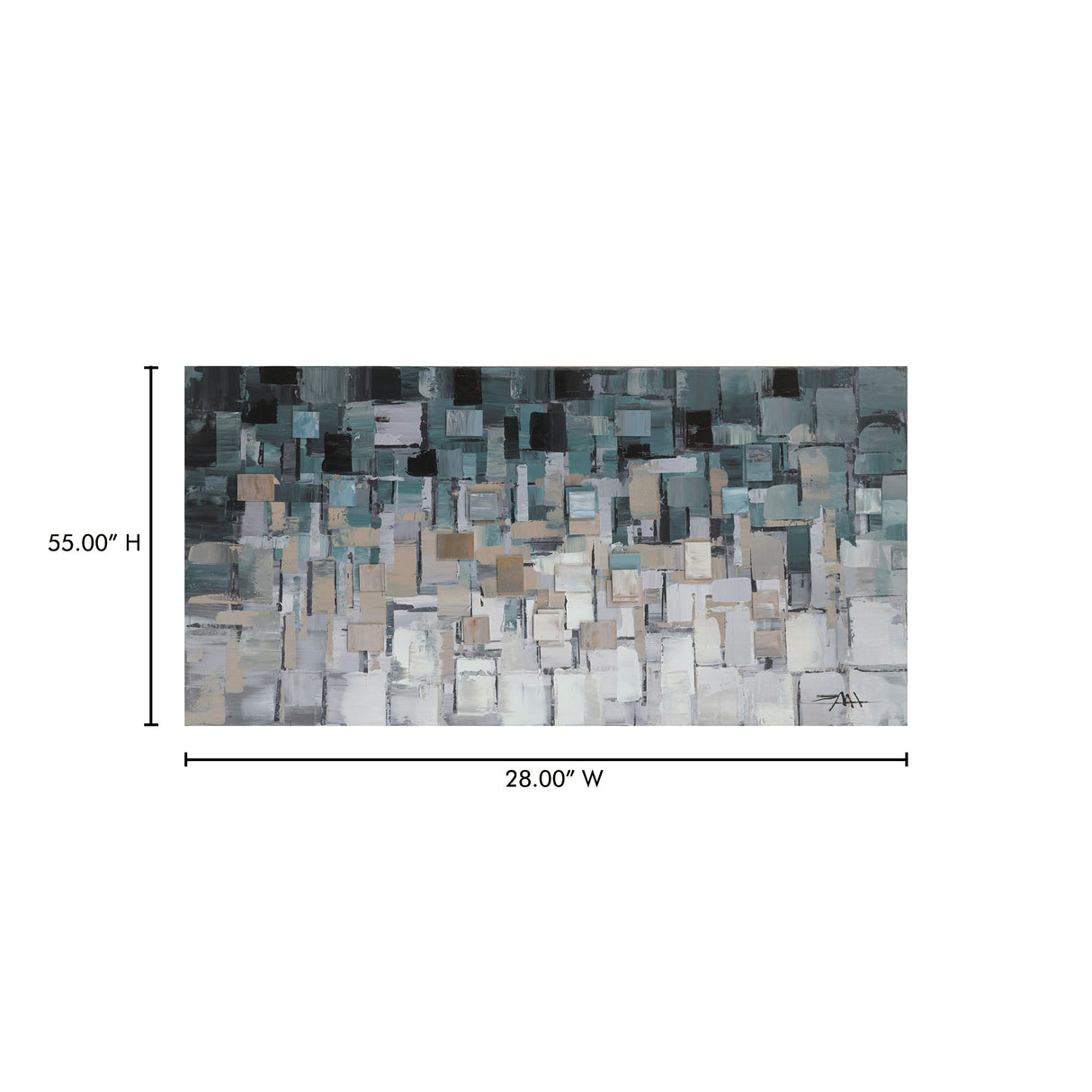 Segments Multicolor Wall Décor by Moe's Home at Eve Furniture
