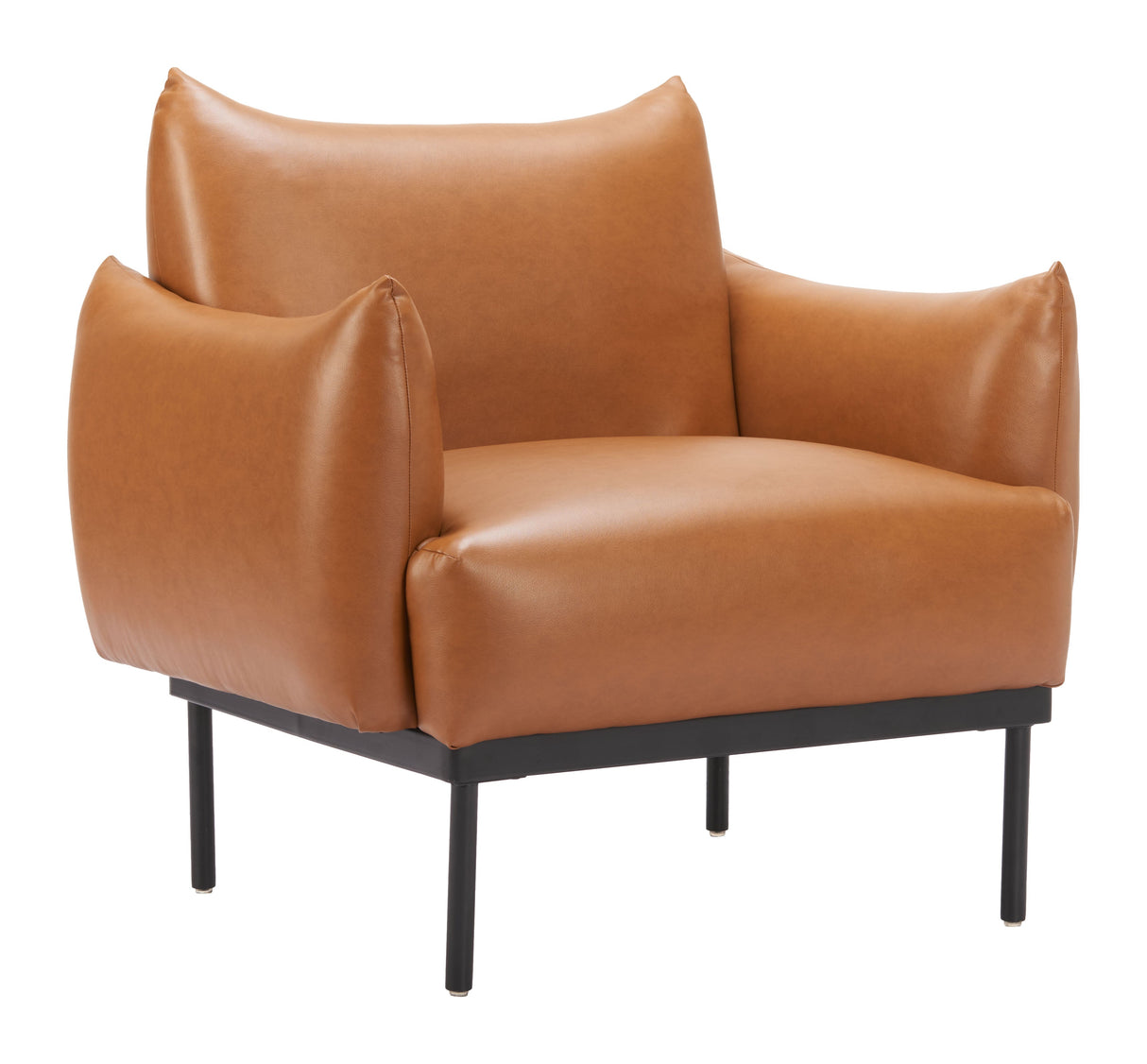 Sekil Brown Accent Chair by Zuomod at Eve Furniture