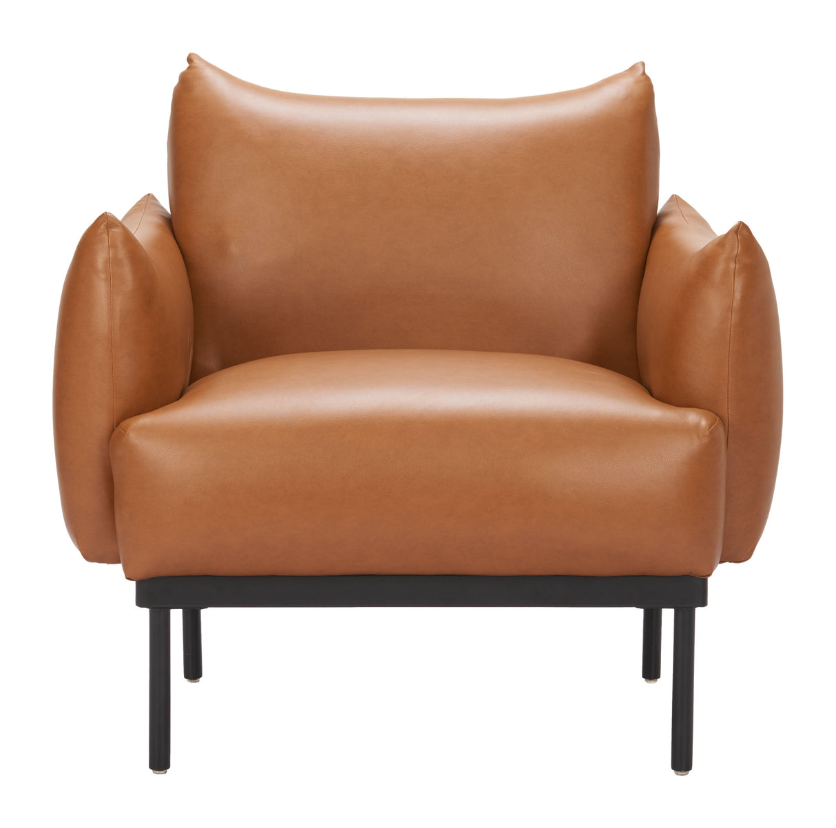 Sekil Brown Accent Chair by Zuomod at Eve Furniture