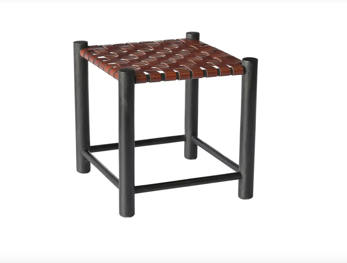 Selby Stool - Burgundy by Moe's Home at Eve Furniture
