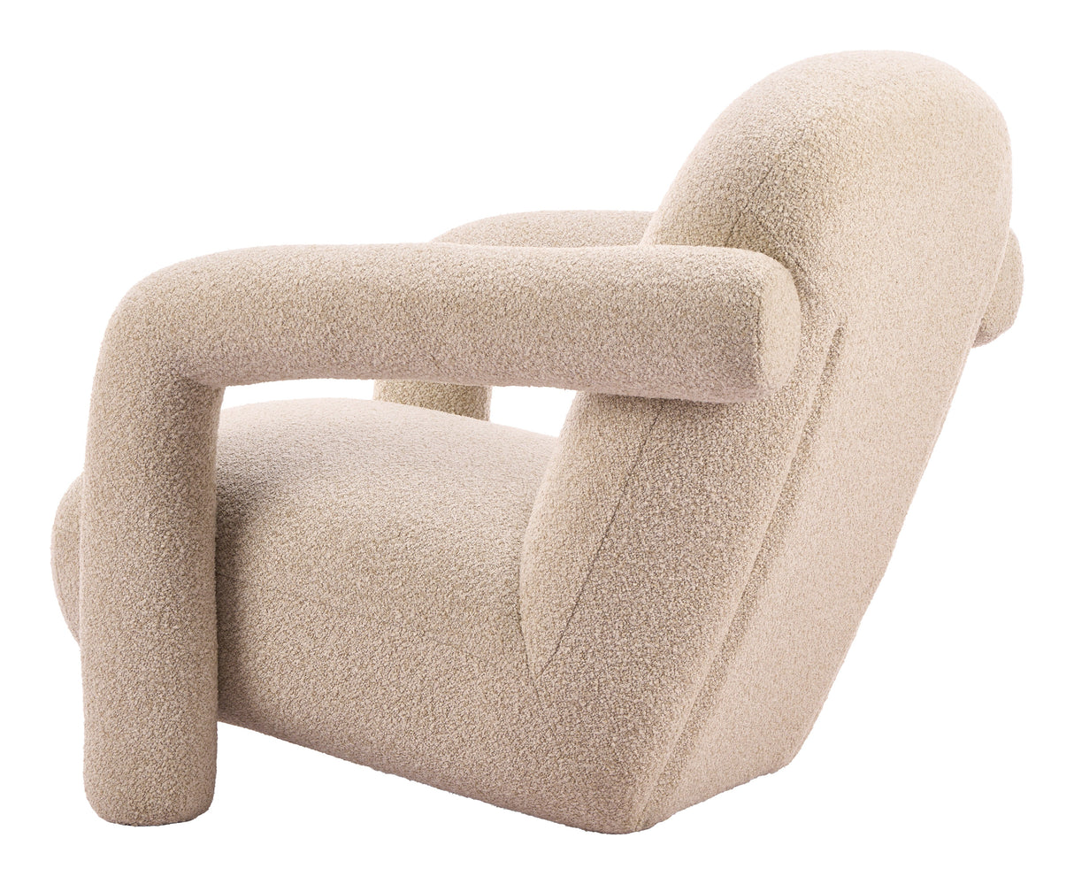 Selenya Beige Accent Chair by Zuomod at Eve Furniture