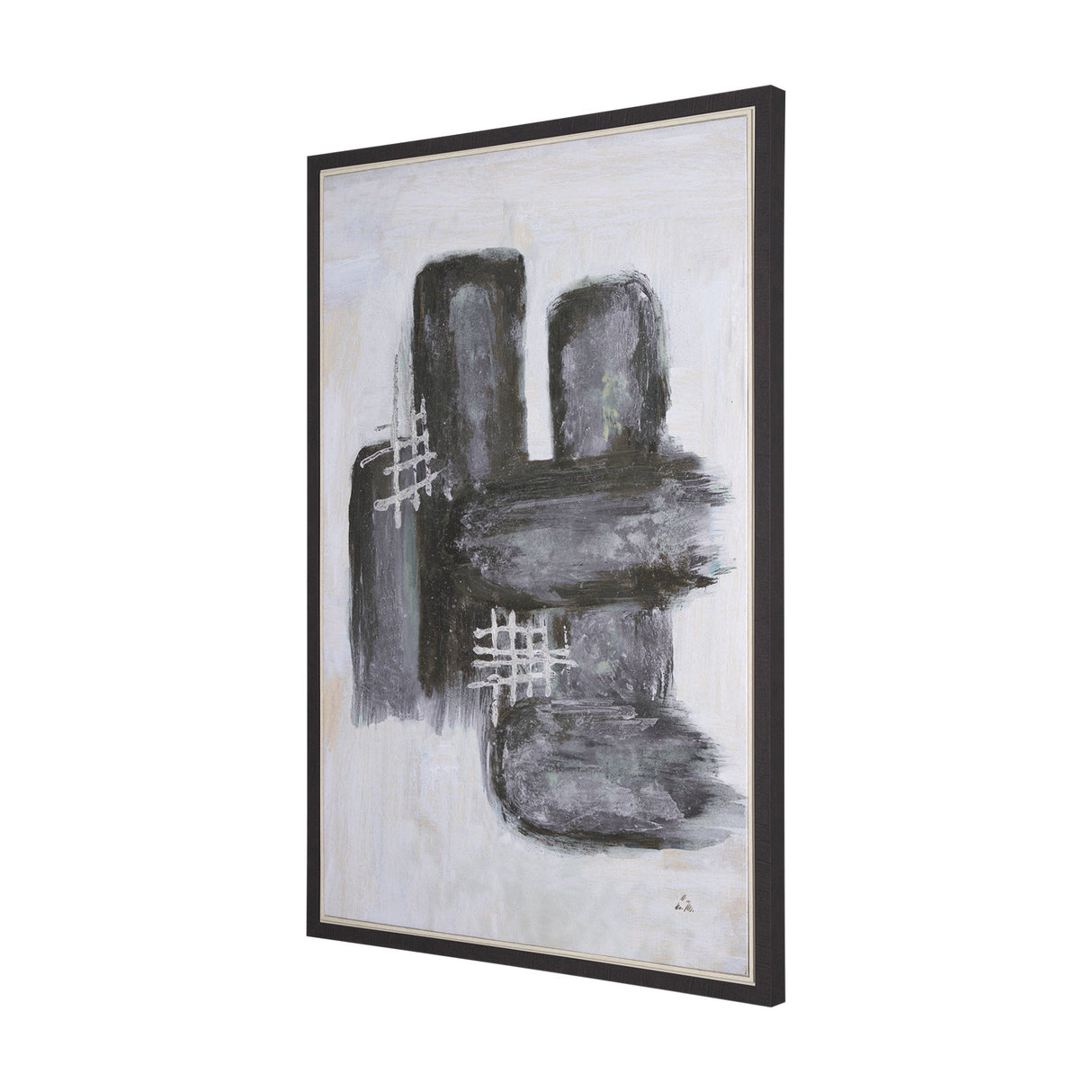 Semblance I by Mercana Studio a Hand Embellished Textured Framed Canvas by Mercana at Eve Furniture