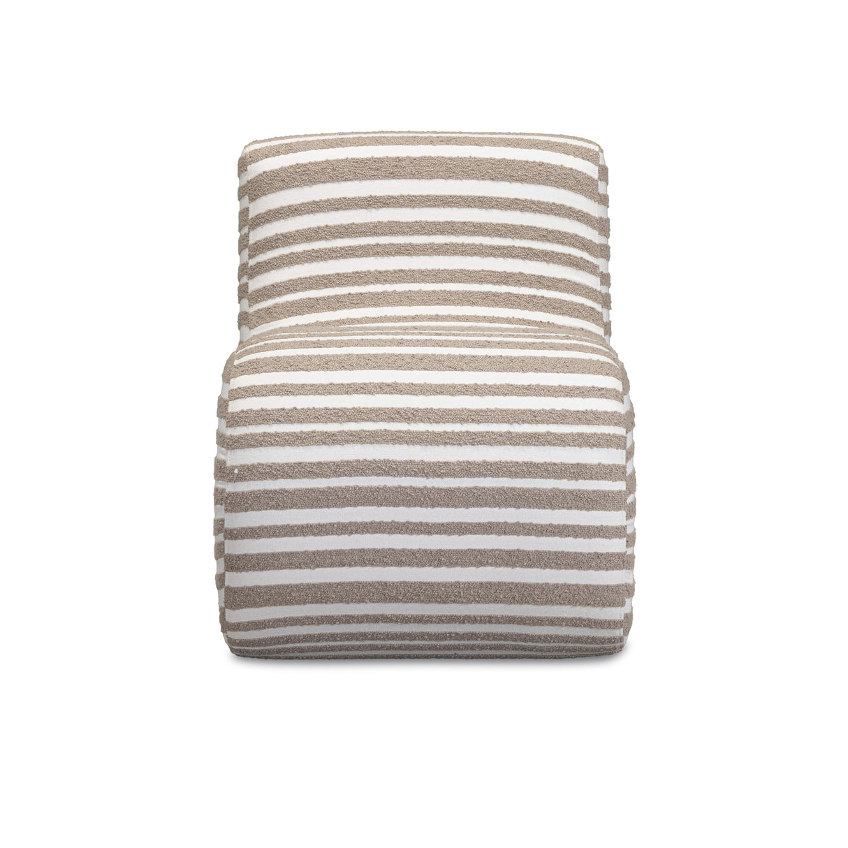 Senna Taupe Jacquard Organic Stripes Accent Chair by TOV Furniture at Eve Furniture