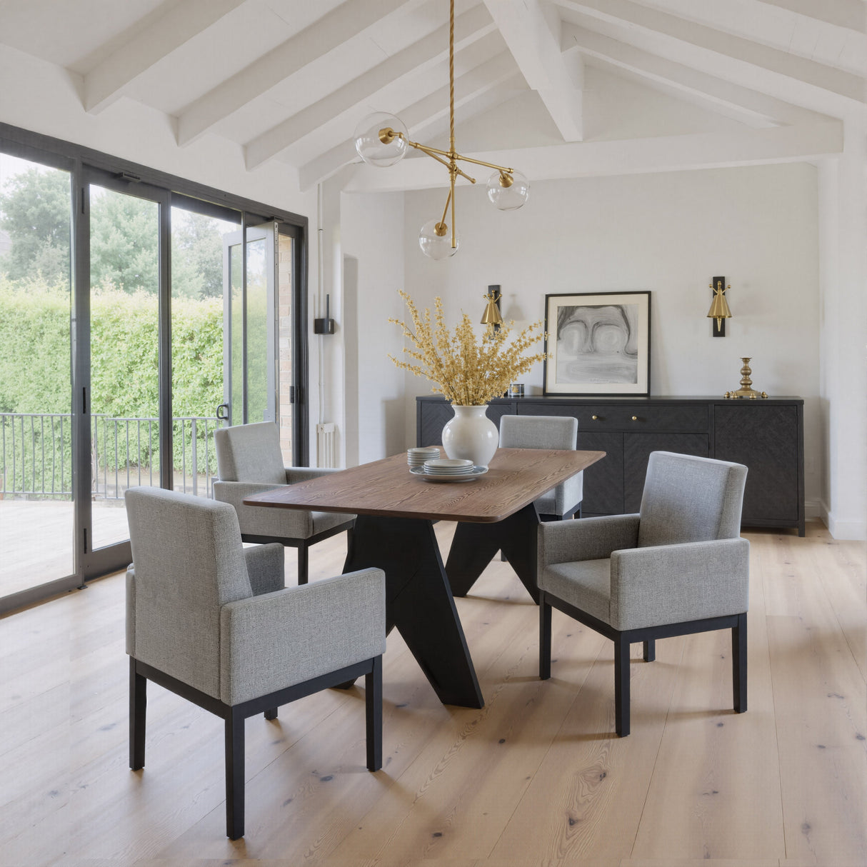 Senzil Gray Dining Chair by Zuomod at Eve Furniture