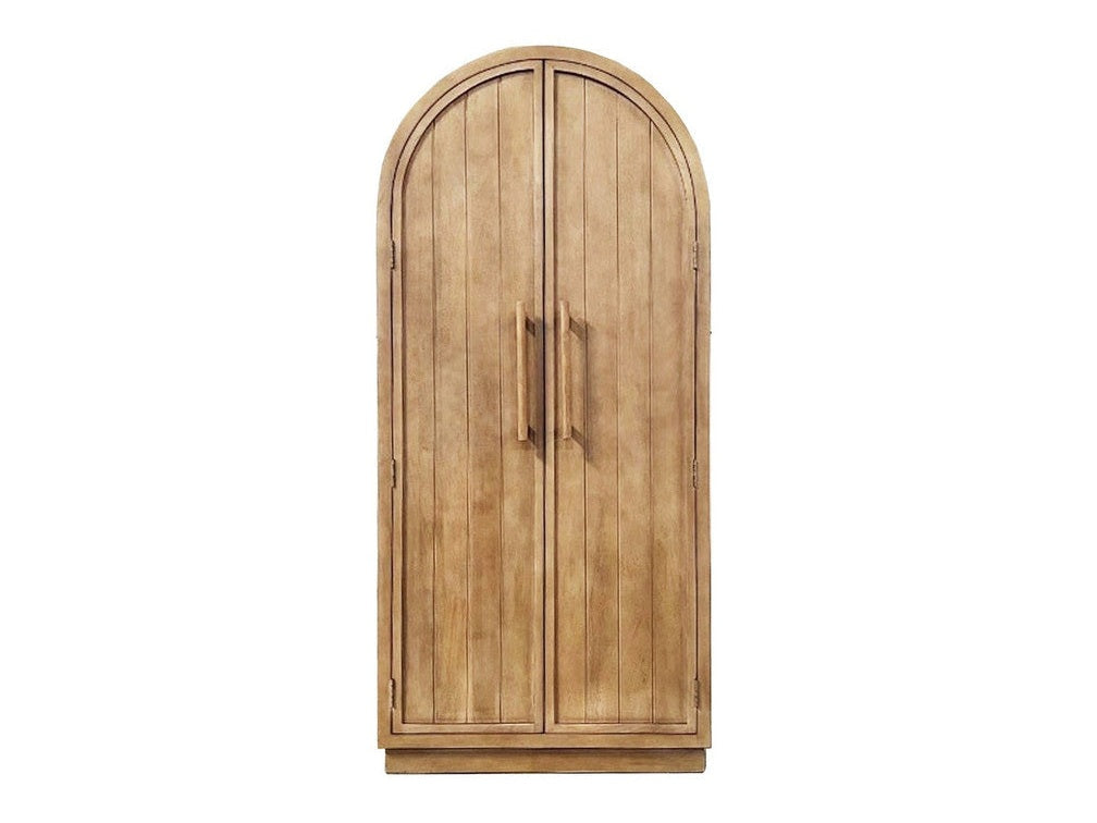 Serafina Tan Tall-Cabinet by Crestview at Eve Furniture