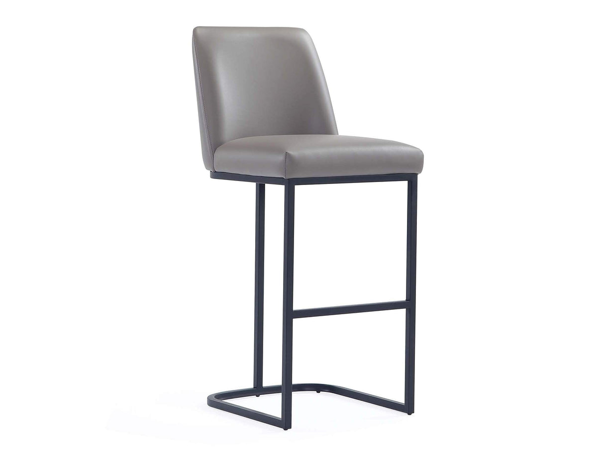 Serena Barstool in Grey by Manhattan Comfort at Eve Furniture