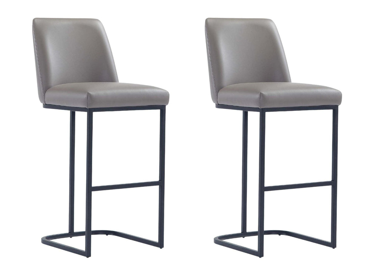 Serena Barstool in Grey (set of 2) by Manhattan Comfort at Eve Furniture