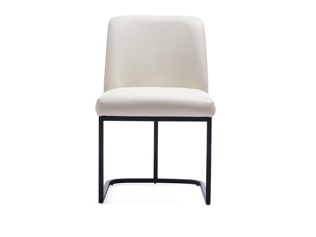 Serena Dining Chair in Cream by Manhattan Comfort at Eve Furniture