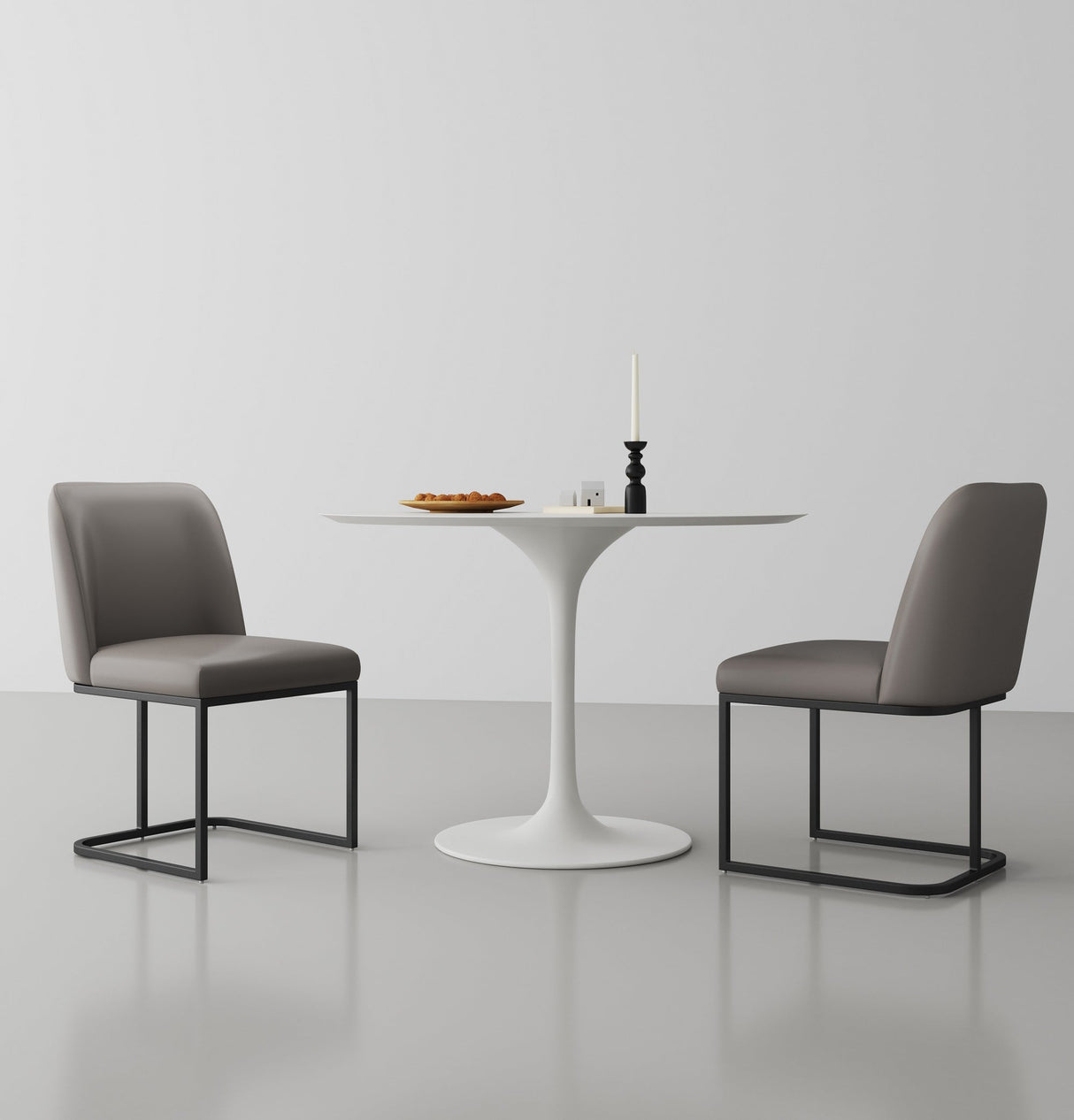Serena Dining Chair in Grey (set of 2) by Manhattan Comfort at Eve Furniture