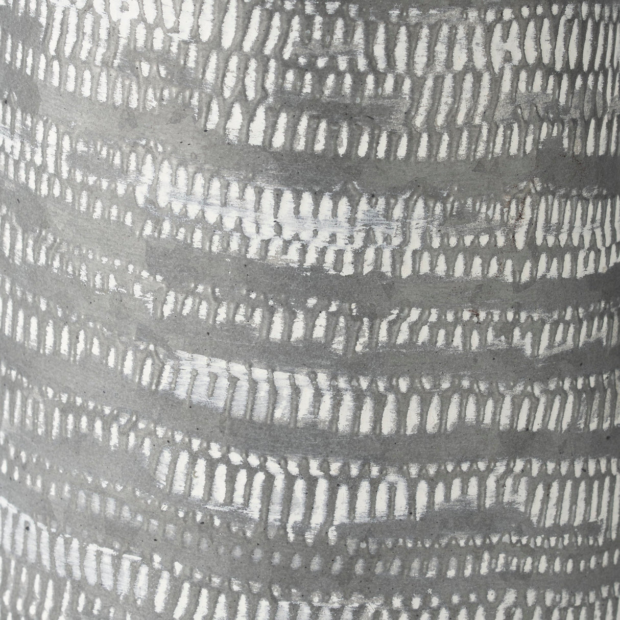 Serena I Small Gray/White Textured Metal Jug by Mercana at Eve Furniture