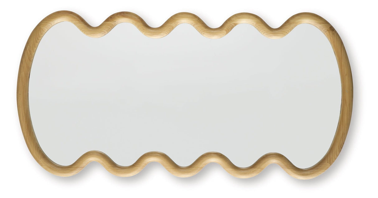 Serendis Brown Accent Mirror by ASHLEY FURNITURE at Eve Furniture