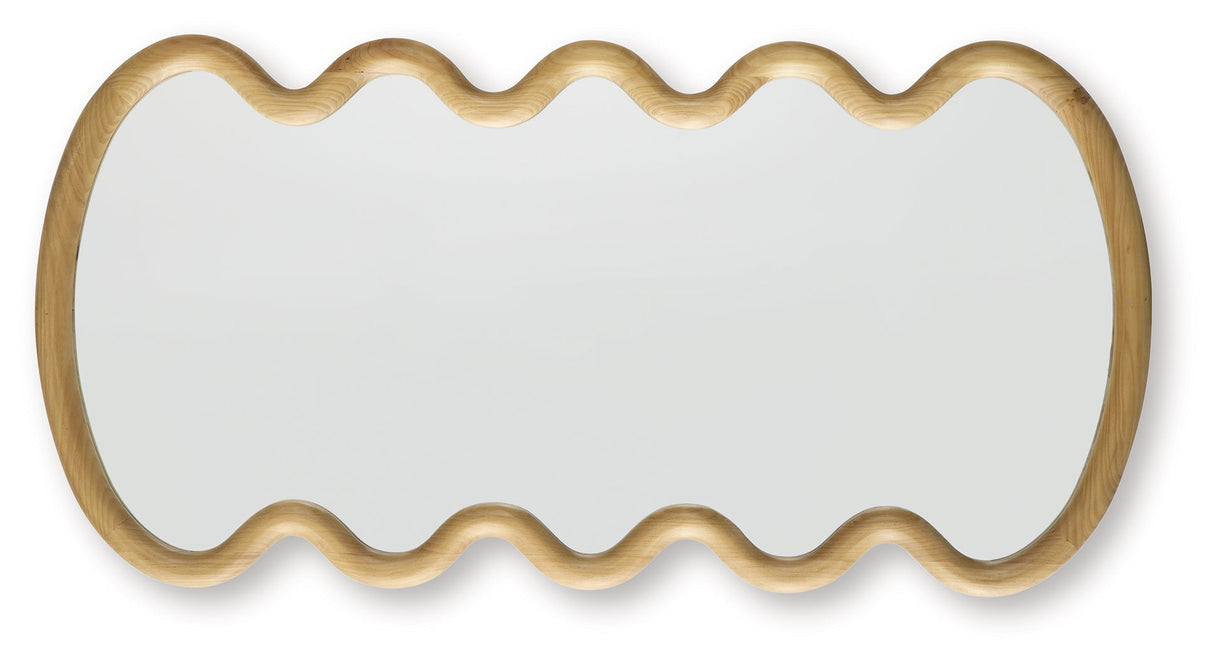 Serendis Brown Accent Mirror by ASHLEY FURNITURE at Eve Furniture