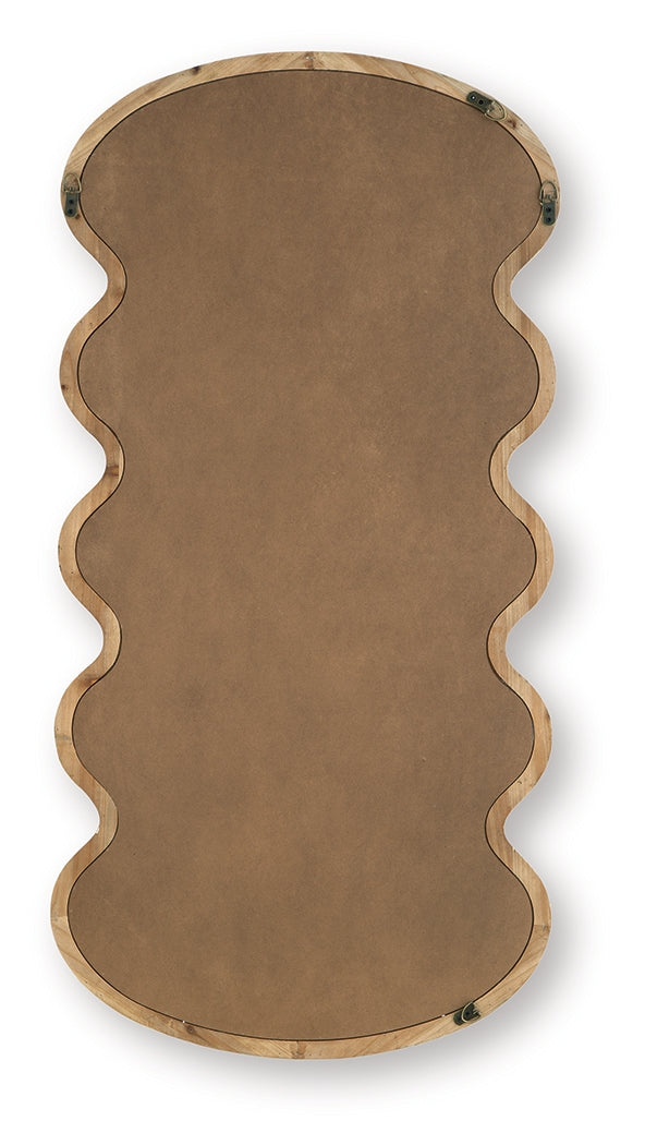 Serendis Brown Accent Mirror by ASHLEY FURNITURE at Eve Furniture
