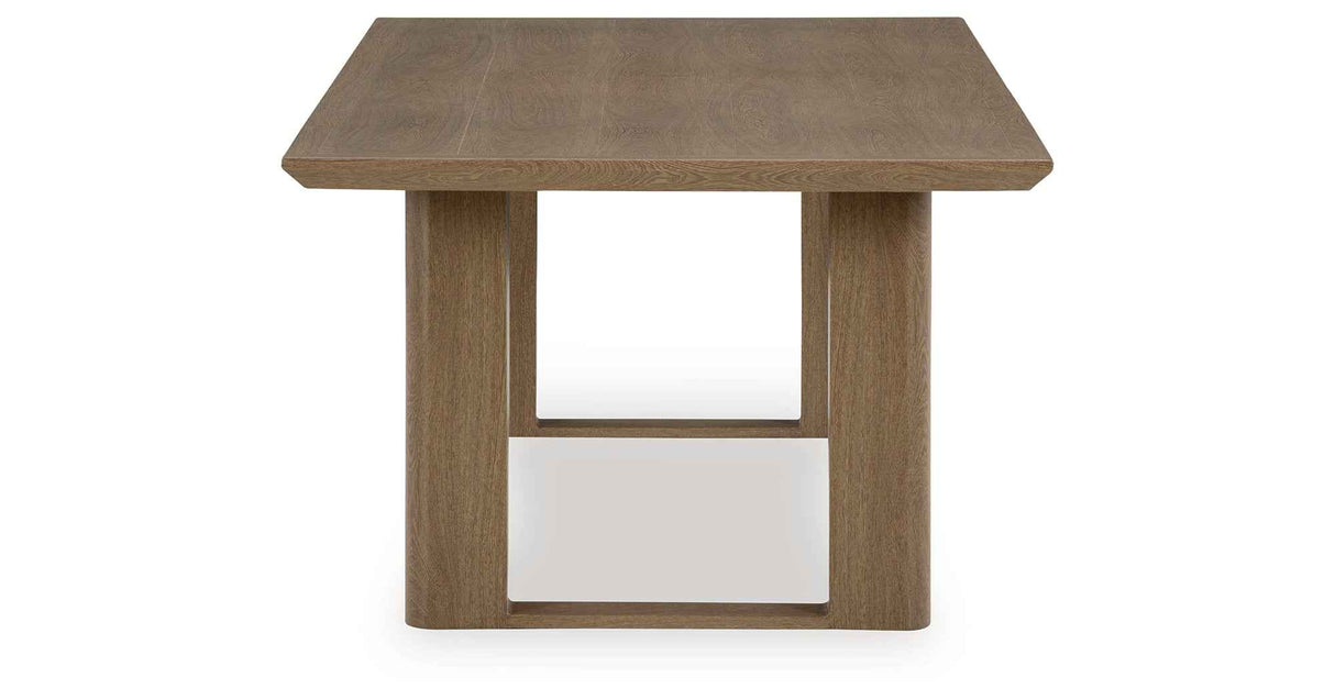 Serene Bay Dark Brown Outdoor Dining Table and 4 Chairs by Ashley at Eve Furniture