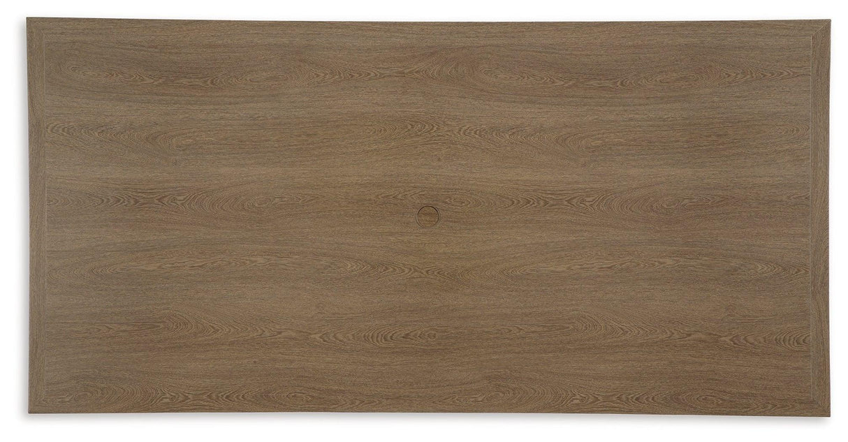 Serene Bay Dark Brown Outdoor Dining Table by Ashley at Eve Furniture