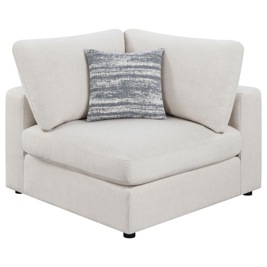 Serene Beige 4-Piece Upholstered Modular Sectional by Coaster at Eve Furniture