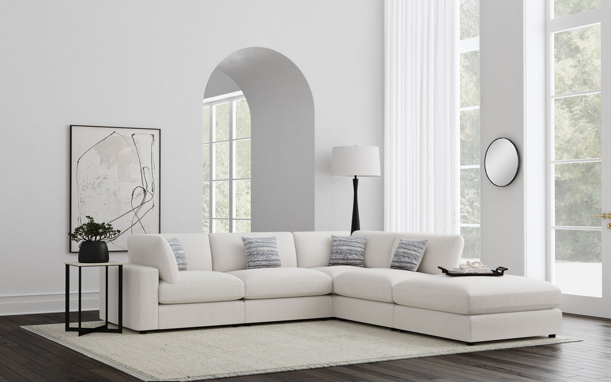 Serene Beige 5-piece Upholstered Modular Sectional Sofa by Coaster at Eve Furniture