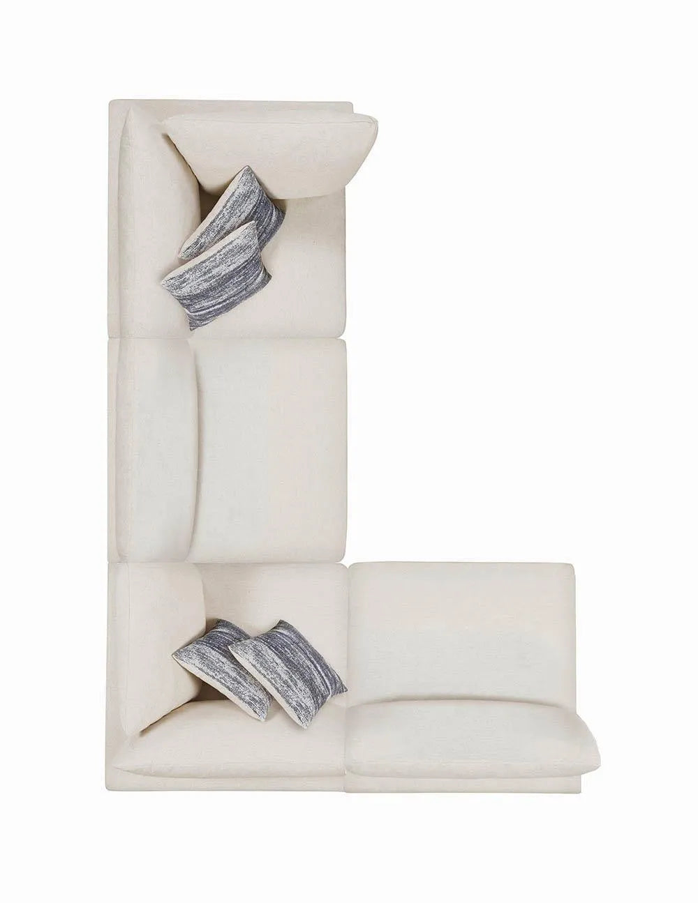 Serene Beige Upholstered Rectangular Ottoman by Coaster at Eve Furniture