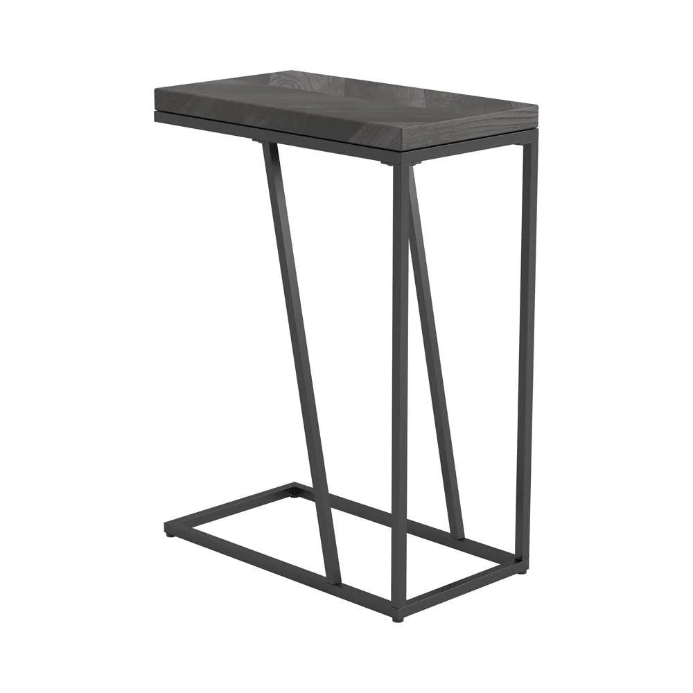 Sergio Rustic Gray Chevron Rectangular Accent Table by Coaster at Eve Furniture