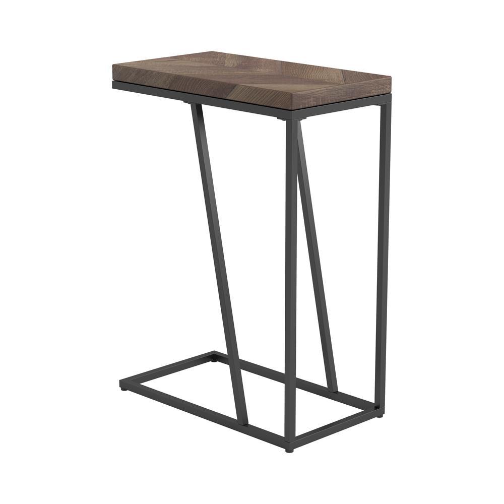 Sergio Tobacco Chevron Rectangular Accent Table by Coaster at Eve Furniture