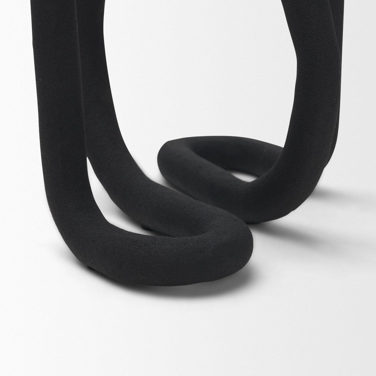 Serpens Black Metal Narrow Candle Holder by Mercana at Eve Furniture