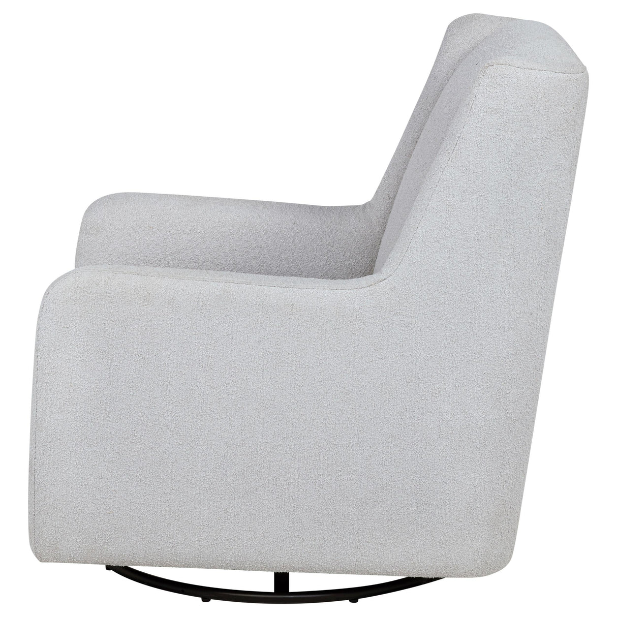 Serra Dove Boucle Swivel Glider Recliner by Coaster at Eve Furniture