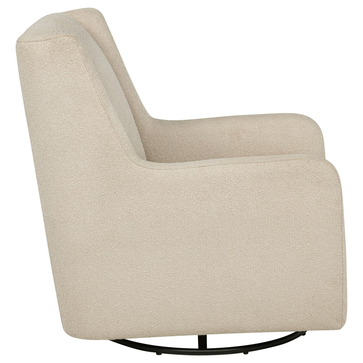 Serra Sandy Beige Boucle Swivel Glider Recliner by Coaster at Eve Furniture