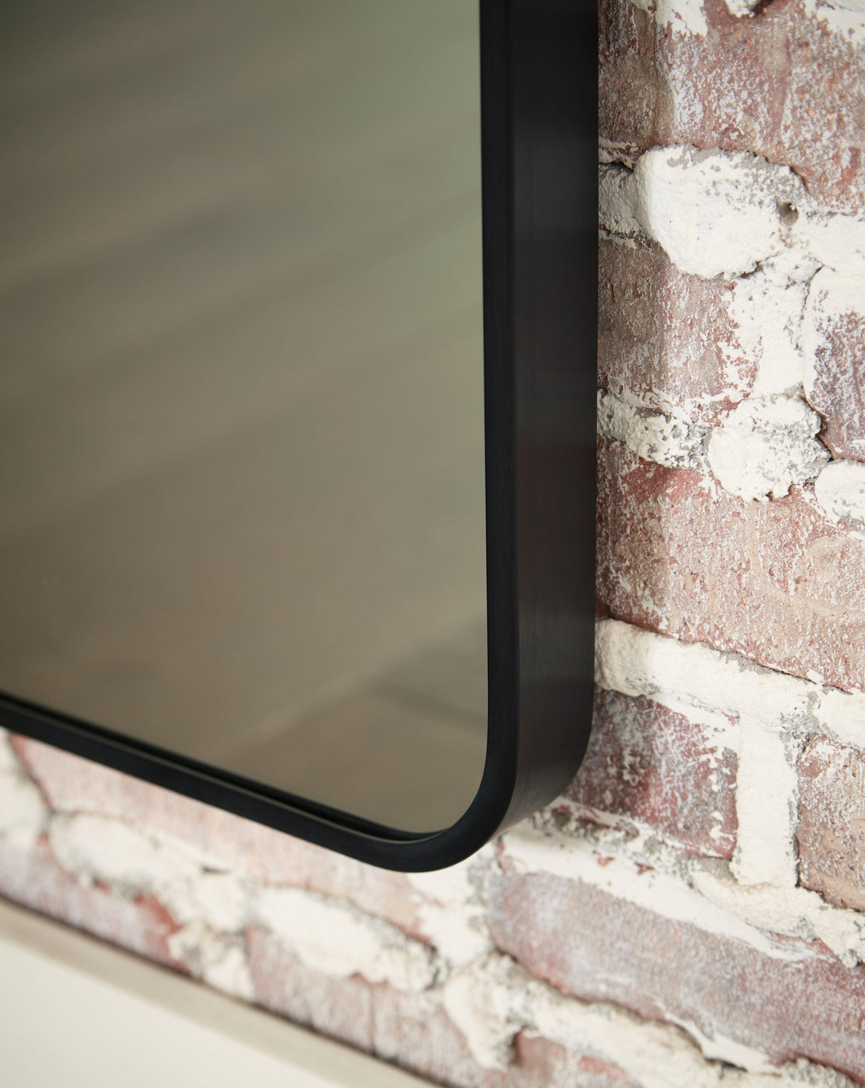 Sethall Black Floor Mirror by Ashley at Eve Furniture