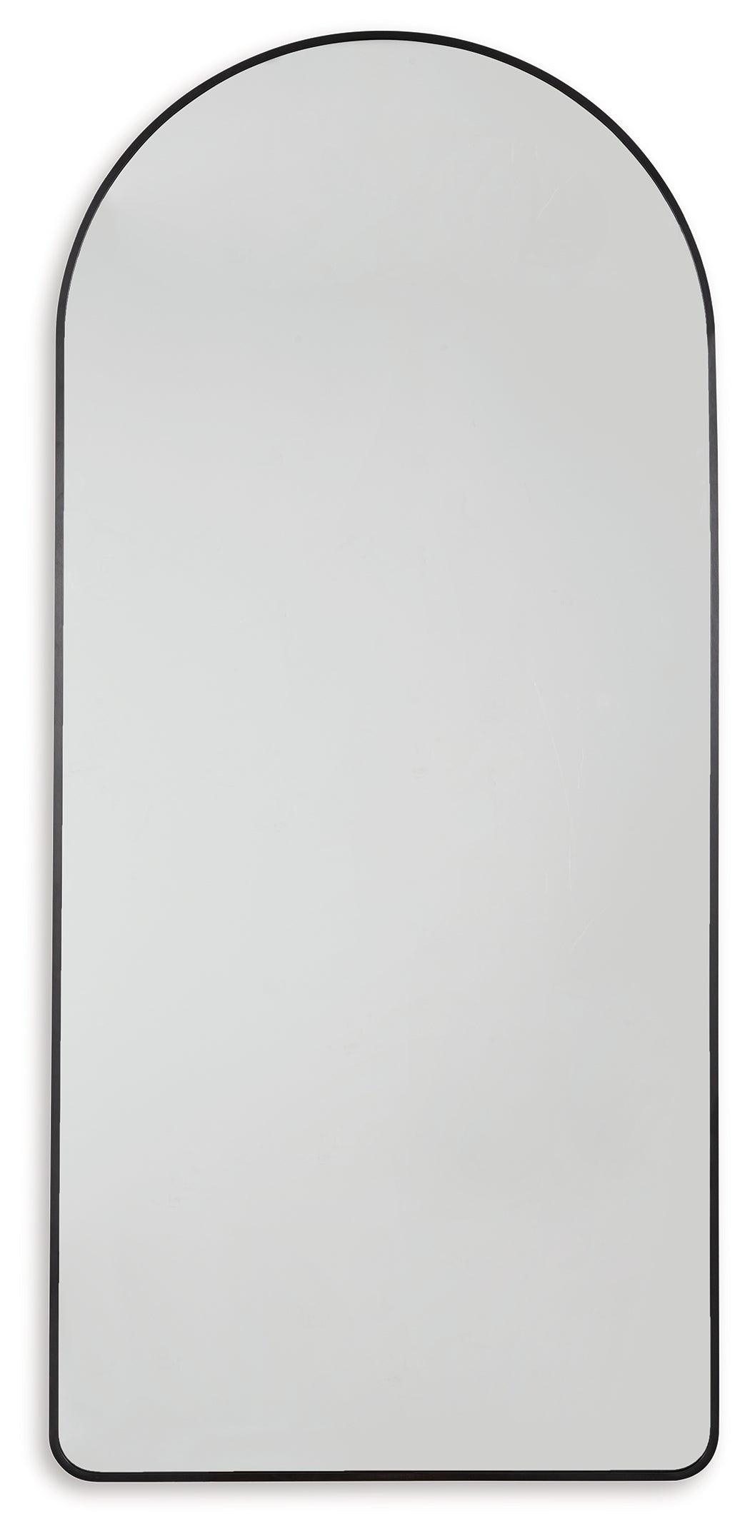 Sethall Black Floor Mirror by Ashley at Eve Furniture