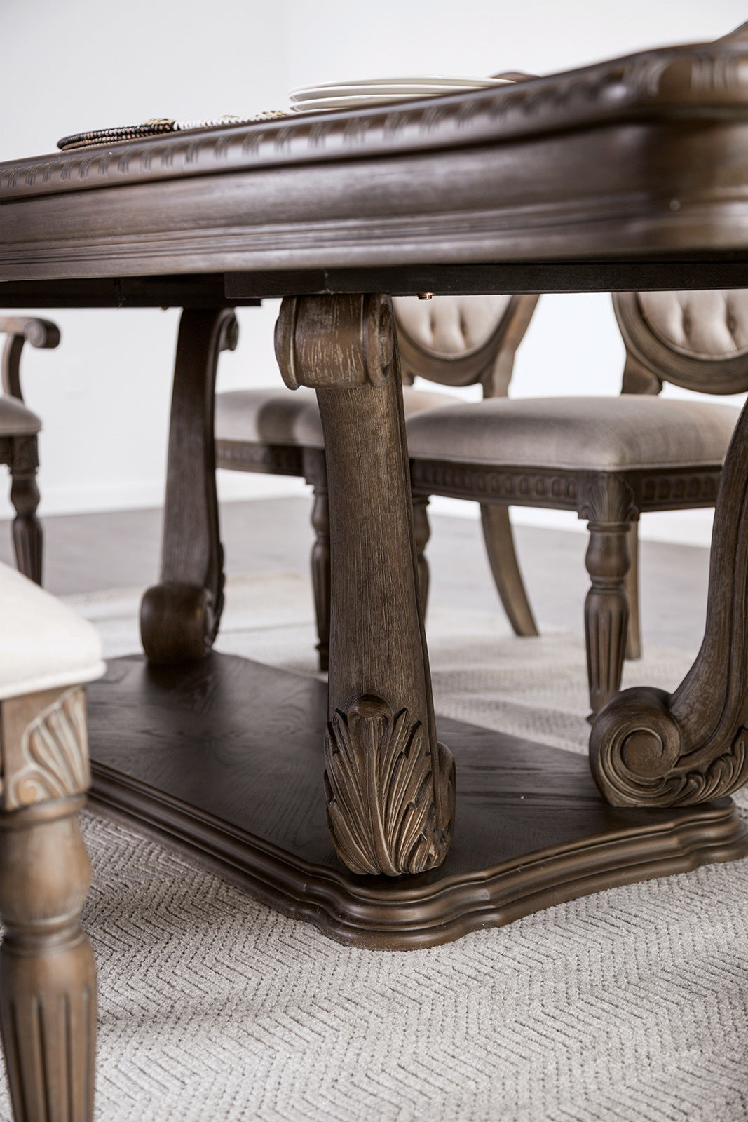 Seven Oaks Weathered Oak Dining Table