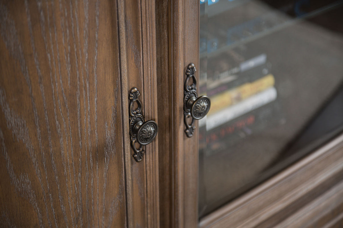 Seven Oaks Weathered Oak Entertainment Center
