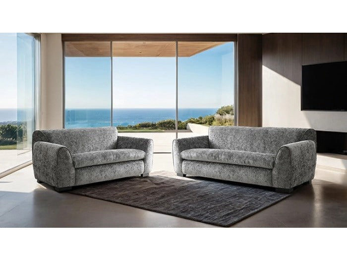 Severo Gray Upholstery Living Room Set by Furniture of America at Eve Furniture