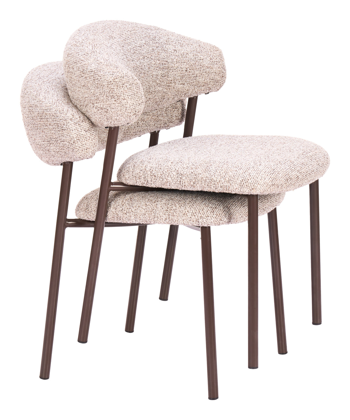 Seville Cloud Beige Dining Chair (Set of 2) by Zuomod at Eve Furniture