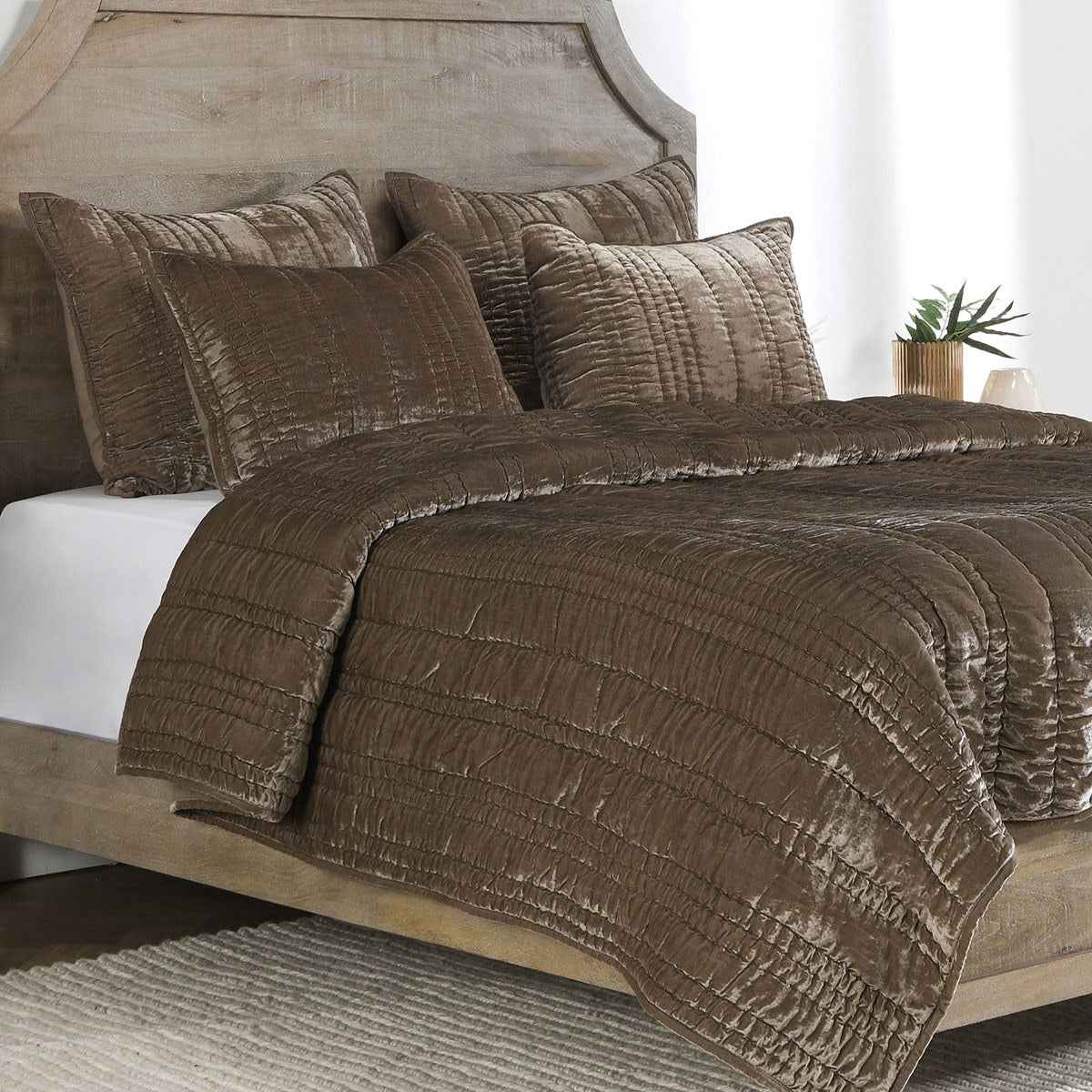 Seville Desert Taupe Quilt Collection by Classic Home at Eve Furniture