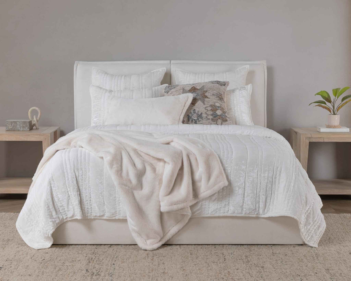 Seville Ivory Quilt Collection by Classic Home at Eve Furniture