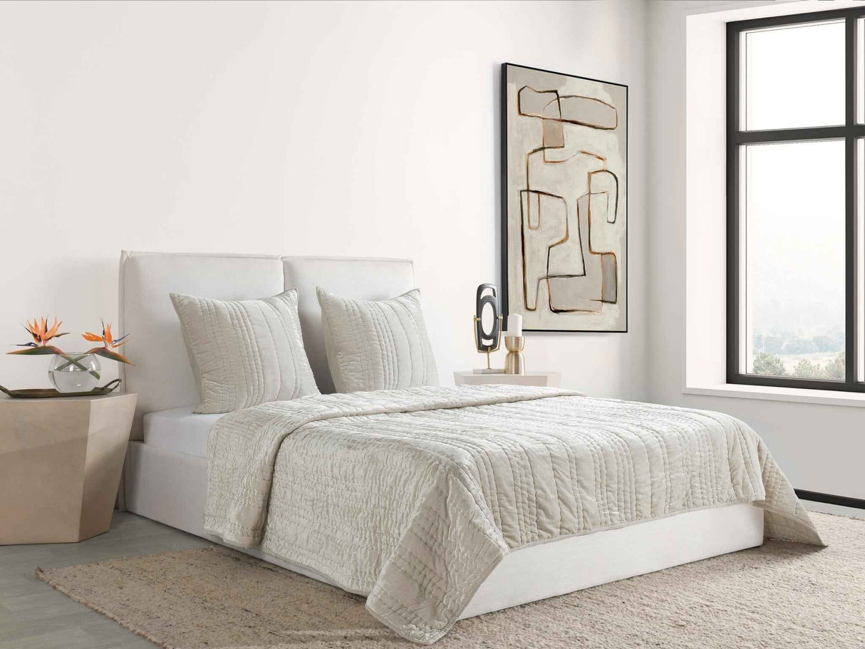 Seville Oyster Gray Quilt Collection by Classic Home at Eve Furniture