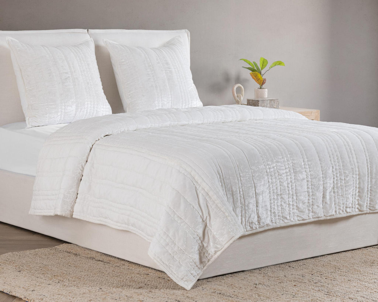 Seville Oyster Gray Quilt Collection by Classic Home at Eve Furniture