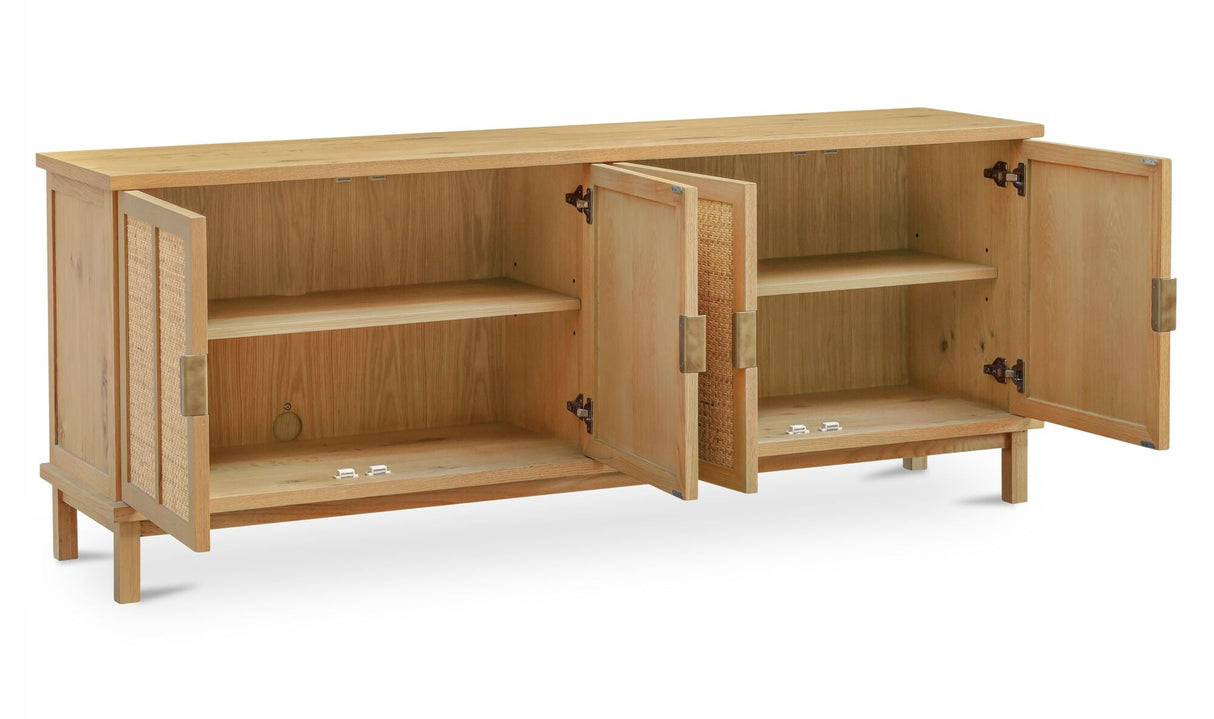 Seymour Sideboard Natural by Moe's Home at Eve Furniture