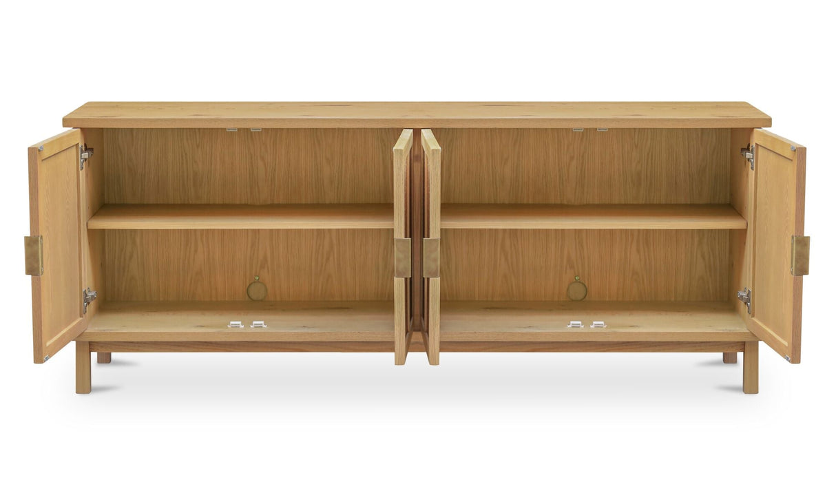 Seymour Sideboard Natural by Moe's Home at Eve Furniture