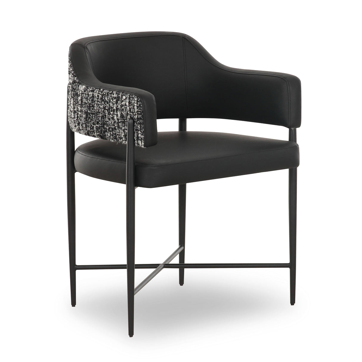 Sezanne Vegan Leather 2-Tone Dining Chair by TOV Furniture at Eve Furniture