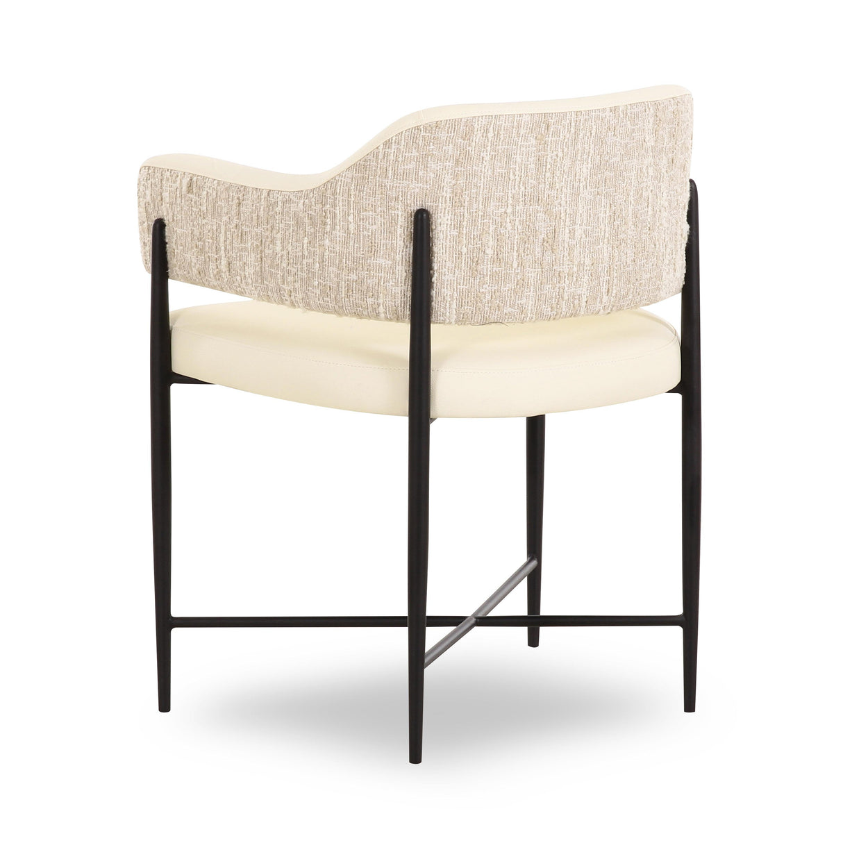 Sezanne Vegan Leather 2-Tone Dining Chair by TOV Furniture at Eve Furniture