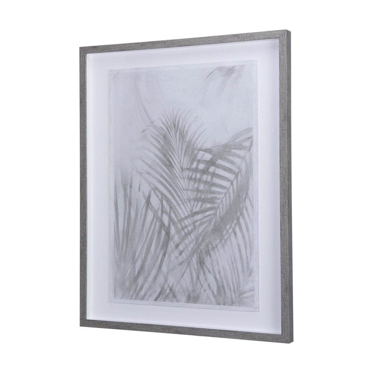 Shadows II by Mercana Studio a Hand Embellished Textured Framed Art Print Matted under Glass by Mercana at Eve Furniture