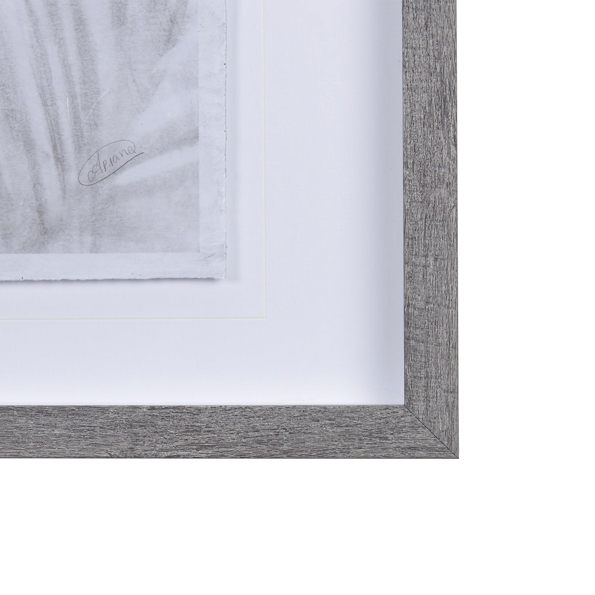 Shadows II by Mercana Studio a Hand Embellished Textured Framed Art Print Matted under Glass by Mercana at Eve Furniture