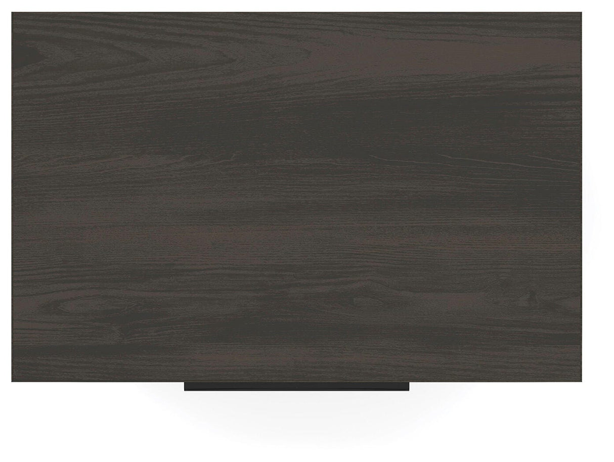 Shaehartin Dark Brown Two Drawer Nightstand