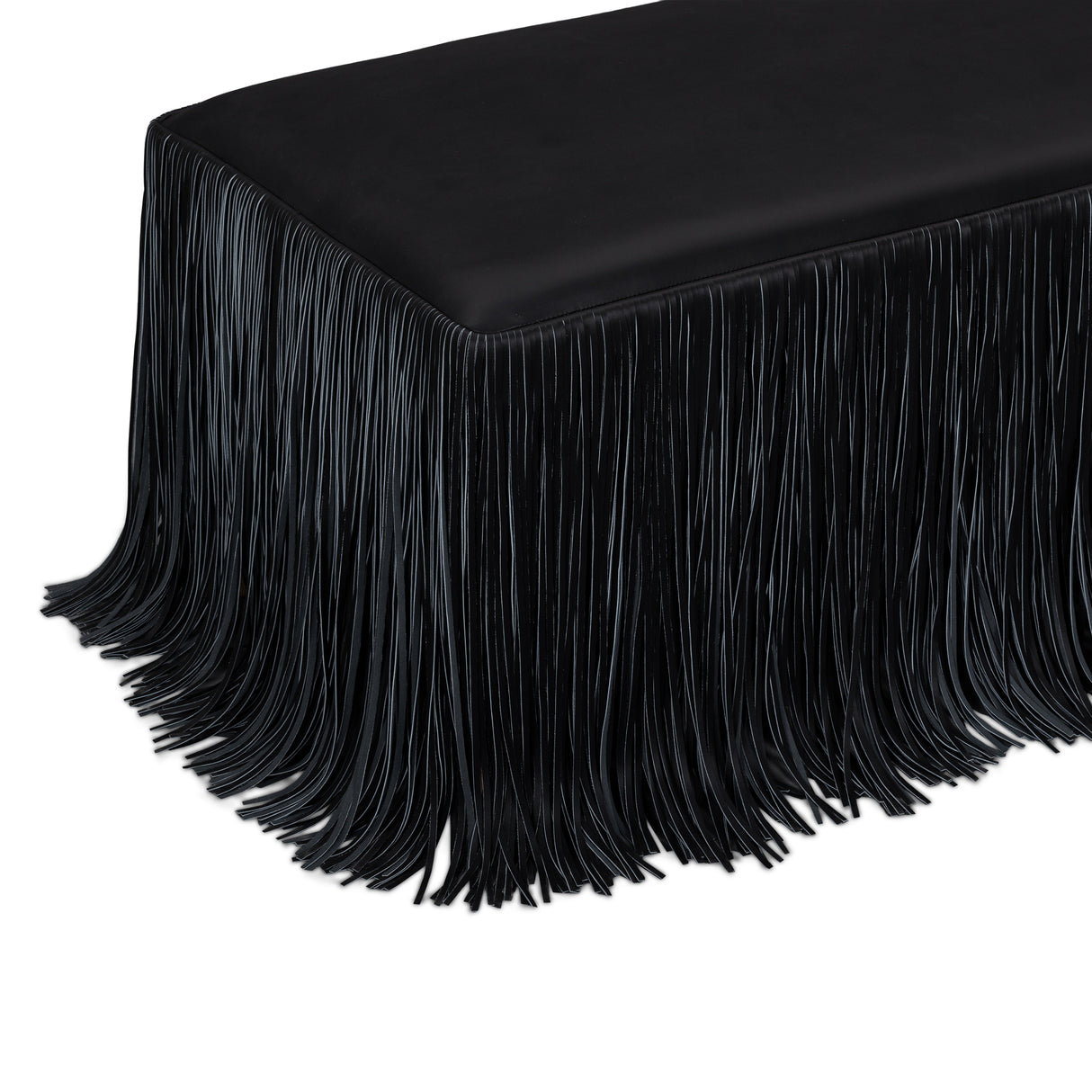 Shag Me 50" Performance Vegan Leather Bench by TOV Furniture at Eve Furniture