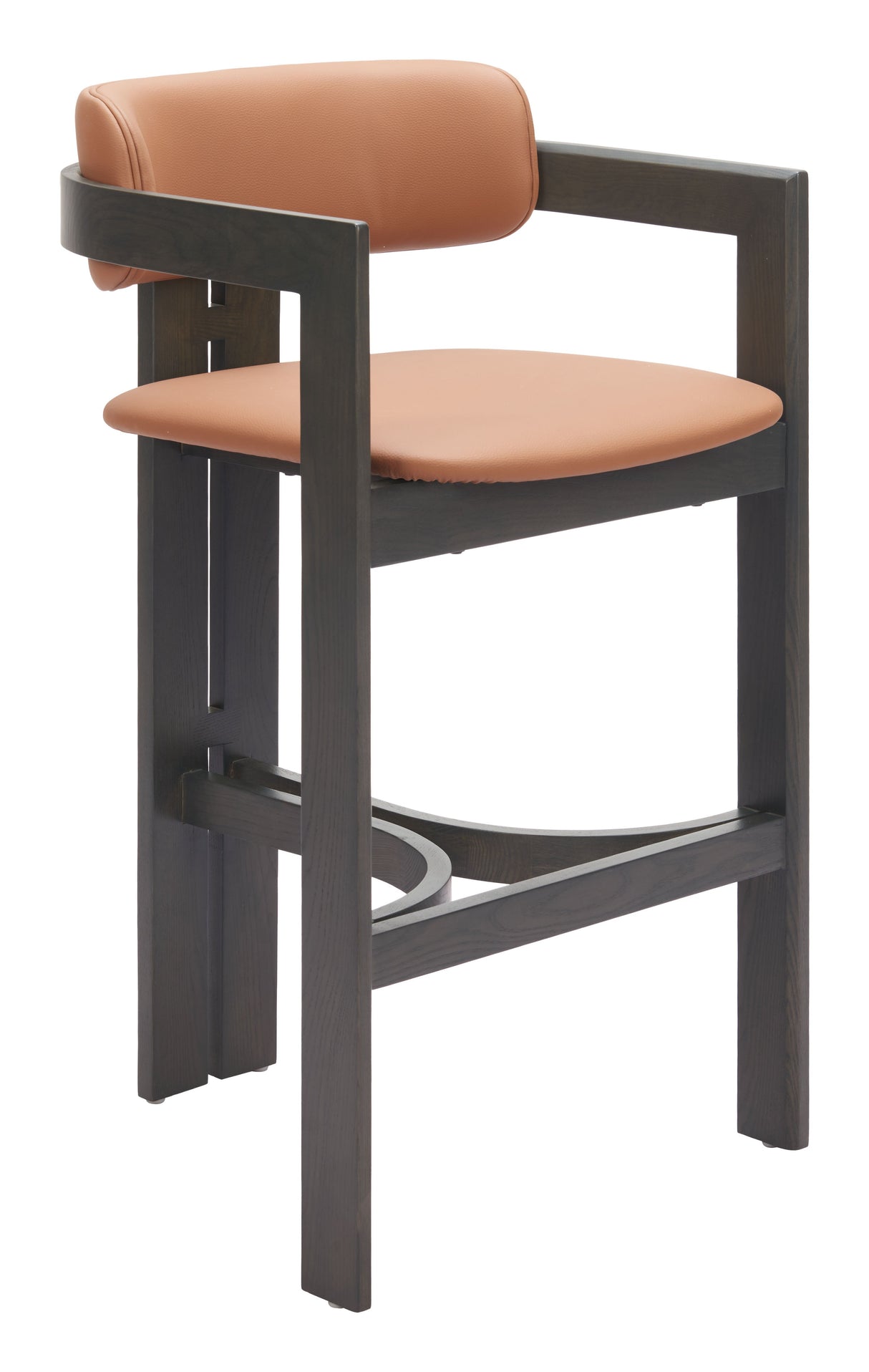 Shaili Brown Barstool by Zuomod at Eve Furniture