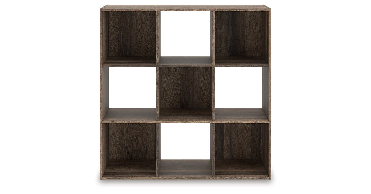 Shallifer Brown Nine Cube Organizer by Ashley at Eve Furniture