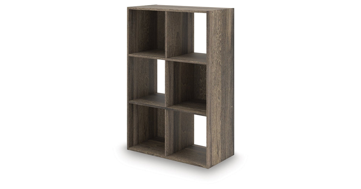 Shallifer Brown Six Cube Organizer by Ashley at Eve Furniture