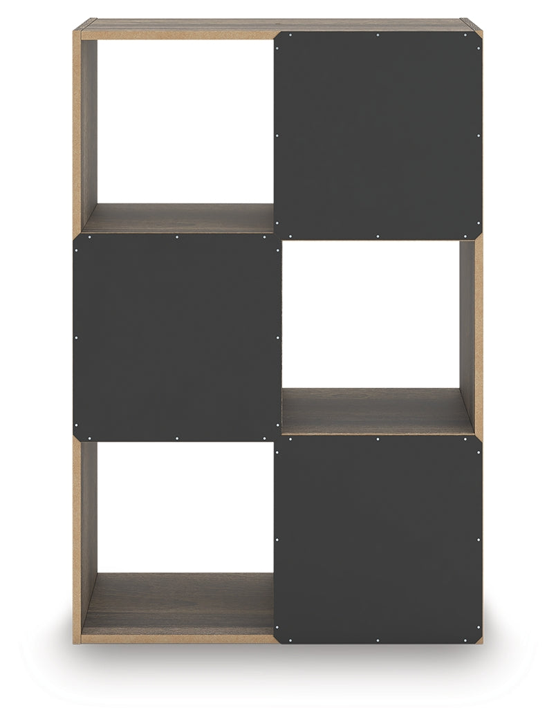 Shallifer Brown Six Cube Organizer by Ashley at Eve Furniture
